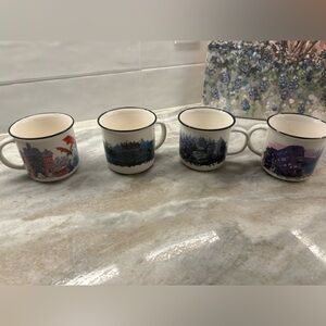 Harry Potter mugs exclusively designed by Cara Kozik for Owl Crate
